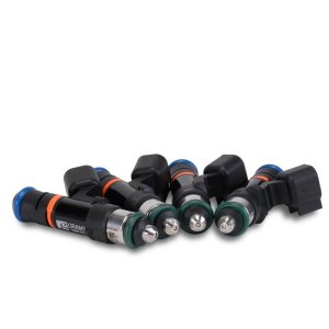 Scion FR S Fuel Injector Set - Grams Performance - 1000cc; 11mm Top Adapter/DENSO Lower Cushion Bottom with DENSO Adapter; Plug And Play With Fuel Rail Spacer - `14-`27